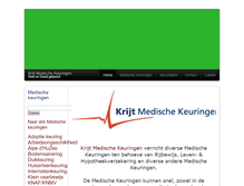 Tablet Screenshot of krijtmedischekeuringen.nl